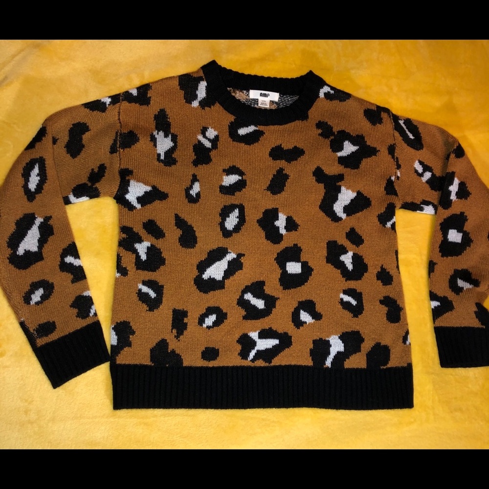Cheetah Print Sweater